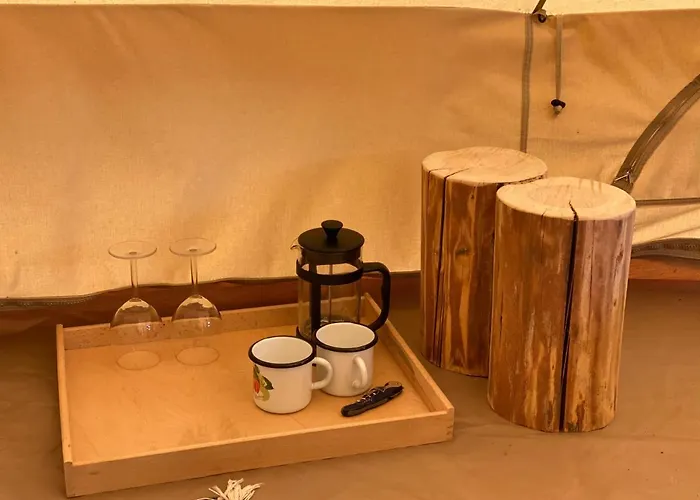 Luxury tent Saarjaerve Puhkemaja Glaemping